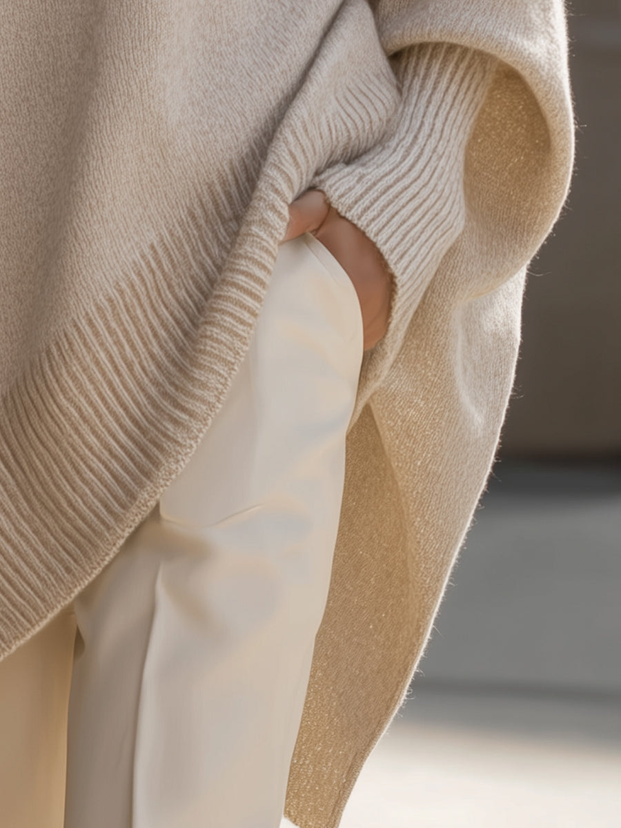 MELISSA | EFFORTLESS ELEGANT OVERSIZED PONCHO