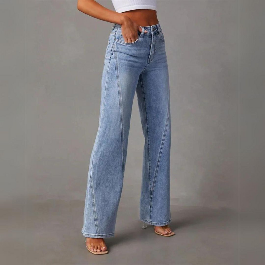 MINA | WIDE JEANS WITH HIGH WAIST