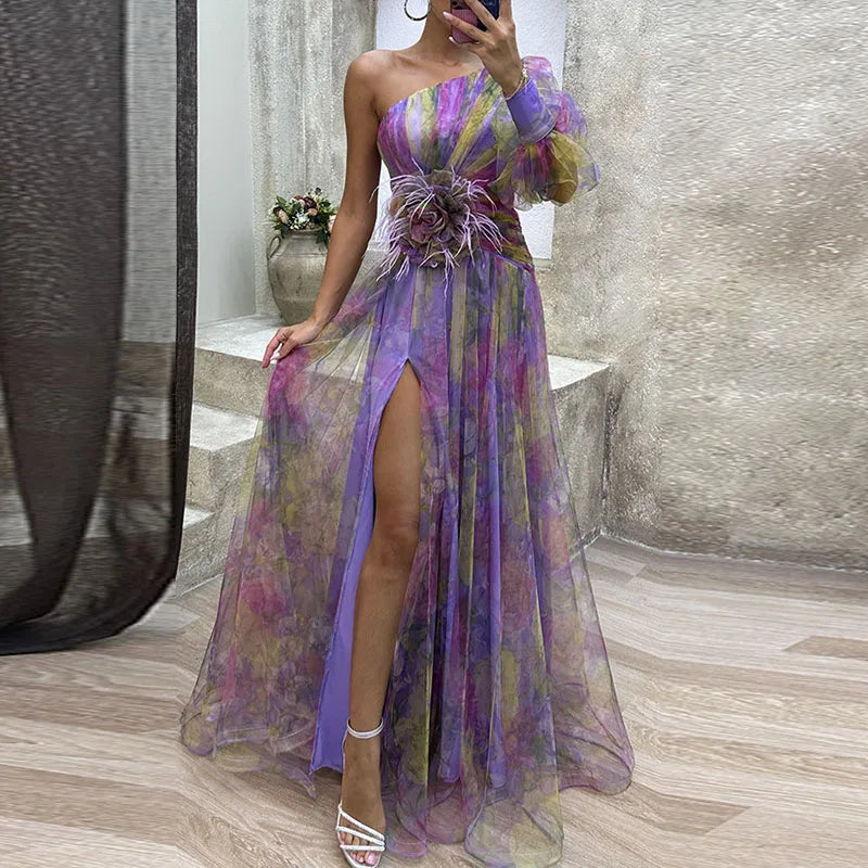 PHILENA | LONG COLOURFUL DRESS