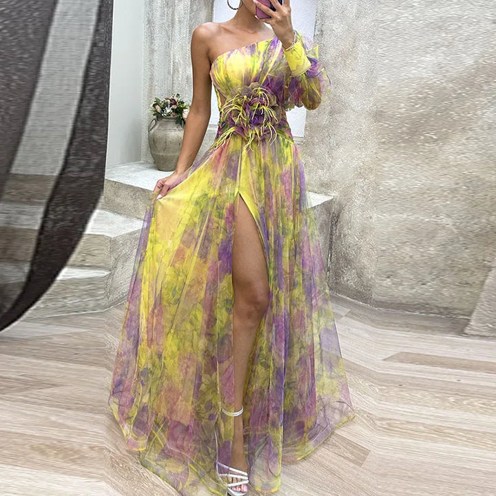 PHILENA | LONG COLOURFUL DRESS