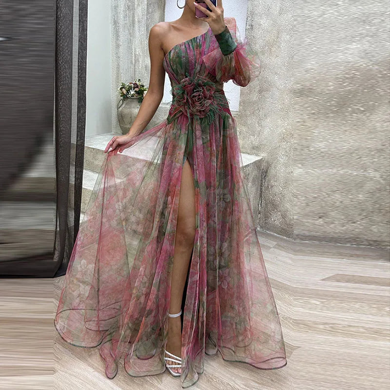 PHILENA | LONG COLOURFUL DRESS