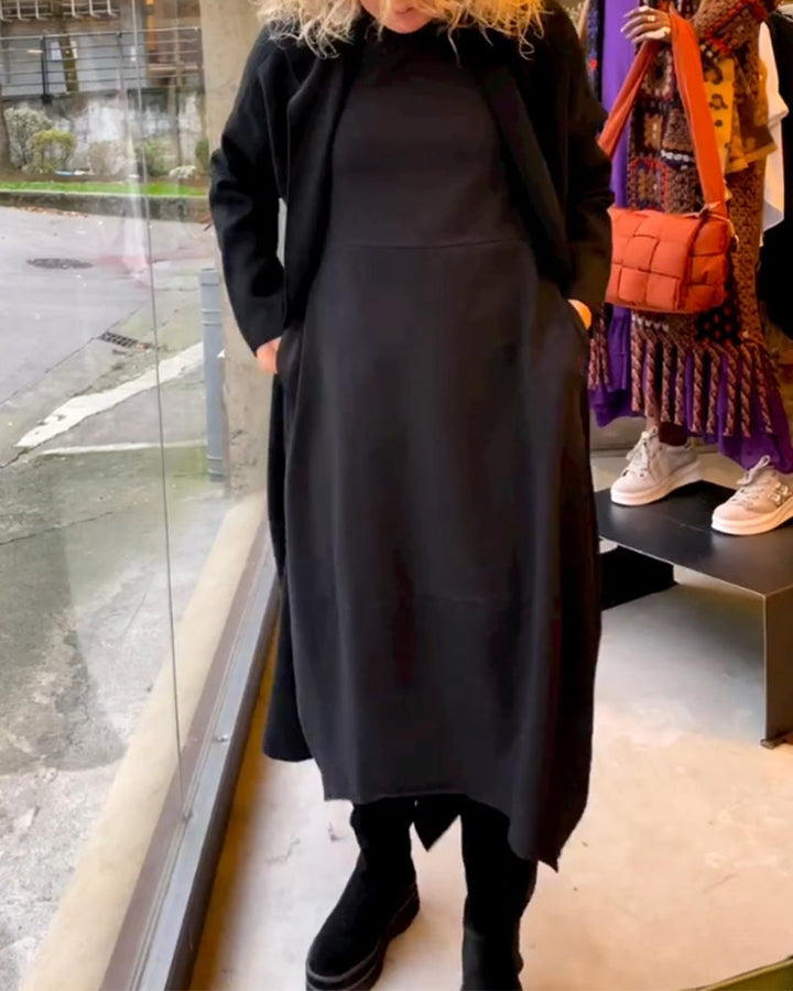 MORIAH | MIDI DRESS WITH POCKETS